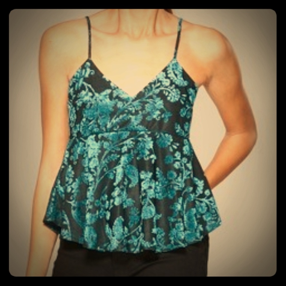 Floral Print Empire Waist Cami Wild Fable
